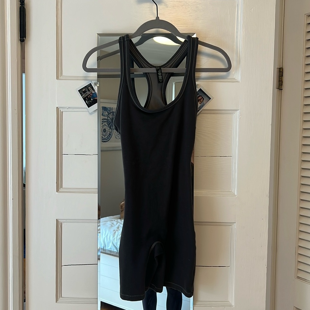 skims one piece short suit